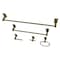 Kingston Brass 5Piece Bathroom Accessory Set, Antique Brass BAHK8212478AB - alternate 1